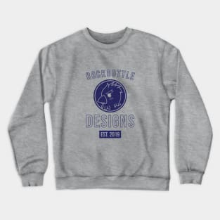 RockBottle Designs Logo (Blue) Crewneck Sweatshirt